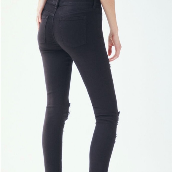 Pacsun black ripped jeans jeggings - Picture 2 of 5